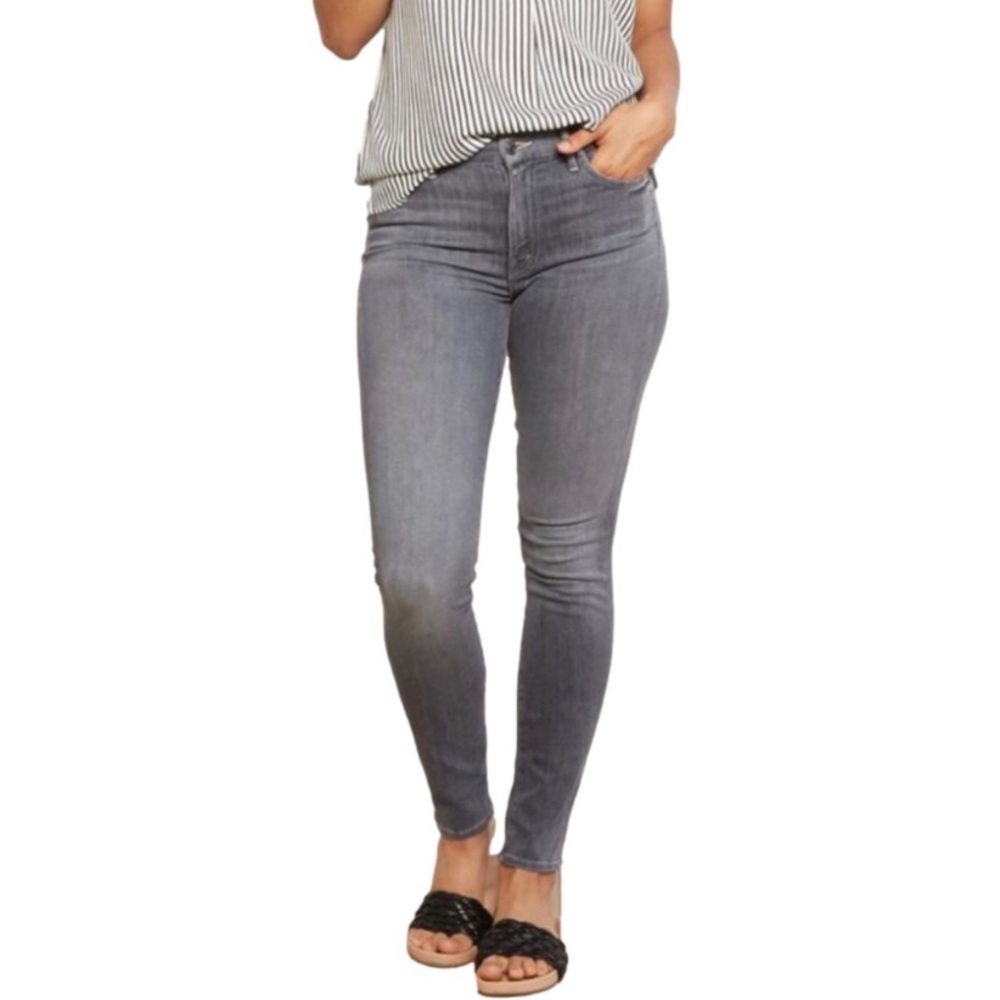 MOTHER Denim The High Waisted Looker Makin The Grade Jeans 29 Skinny Grey Casual